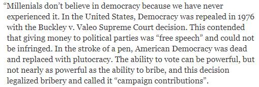 Buckley, Valeo, SCOTUS Rules for More Money-in-Politics
